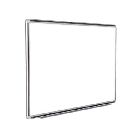 Ghent Porcelain Whiteboard, 48"x96", Black, Porcelain, 48", 96", White DFMBK48
